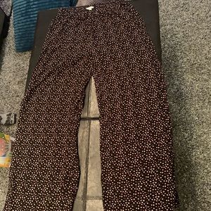 Forever 21 Bellbottom floral pants